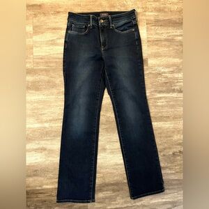 NYDJ Dark Blue Straight Leg Jeans